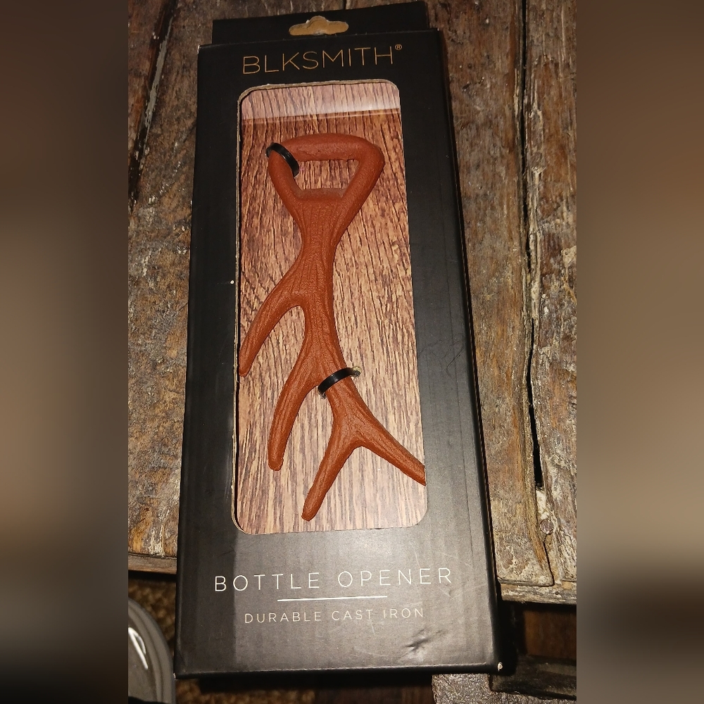 BLKSMITH Antler Bottle Opener, New!